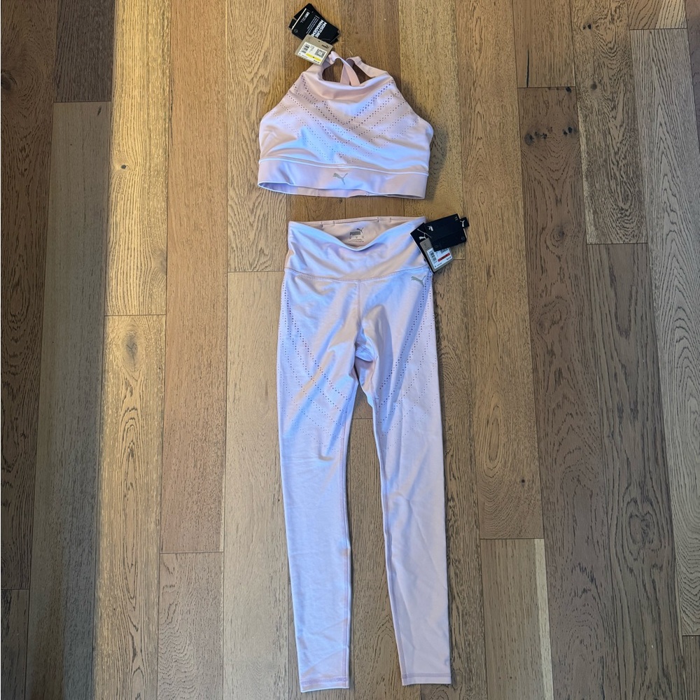 Puma violet workout set
